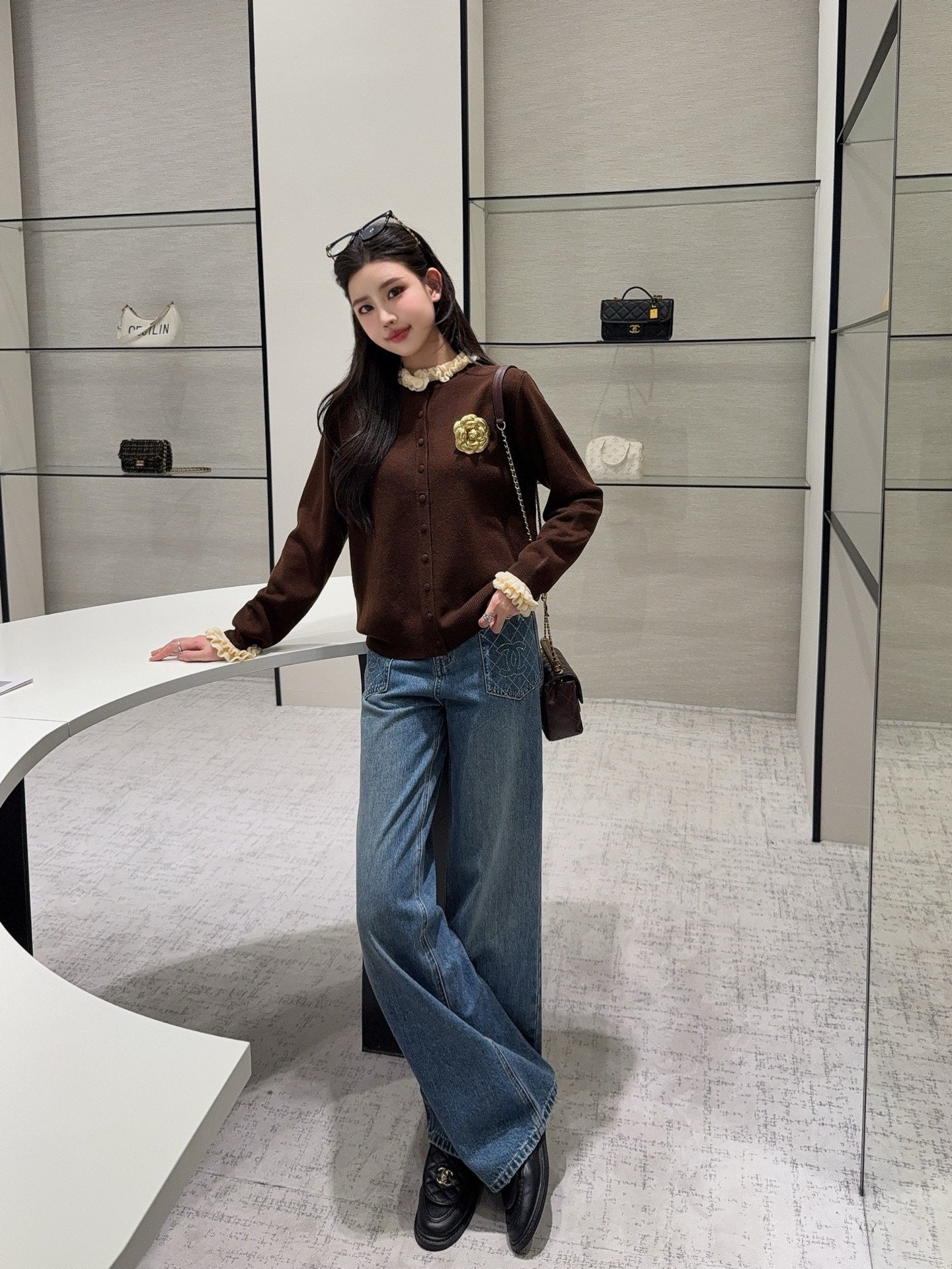Chan 25fw knit cardigan