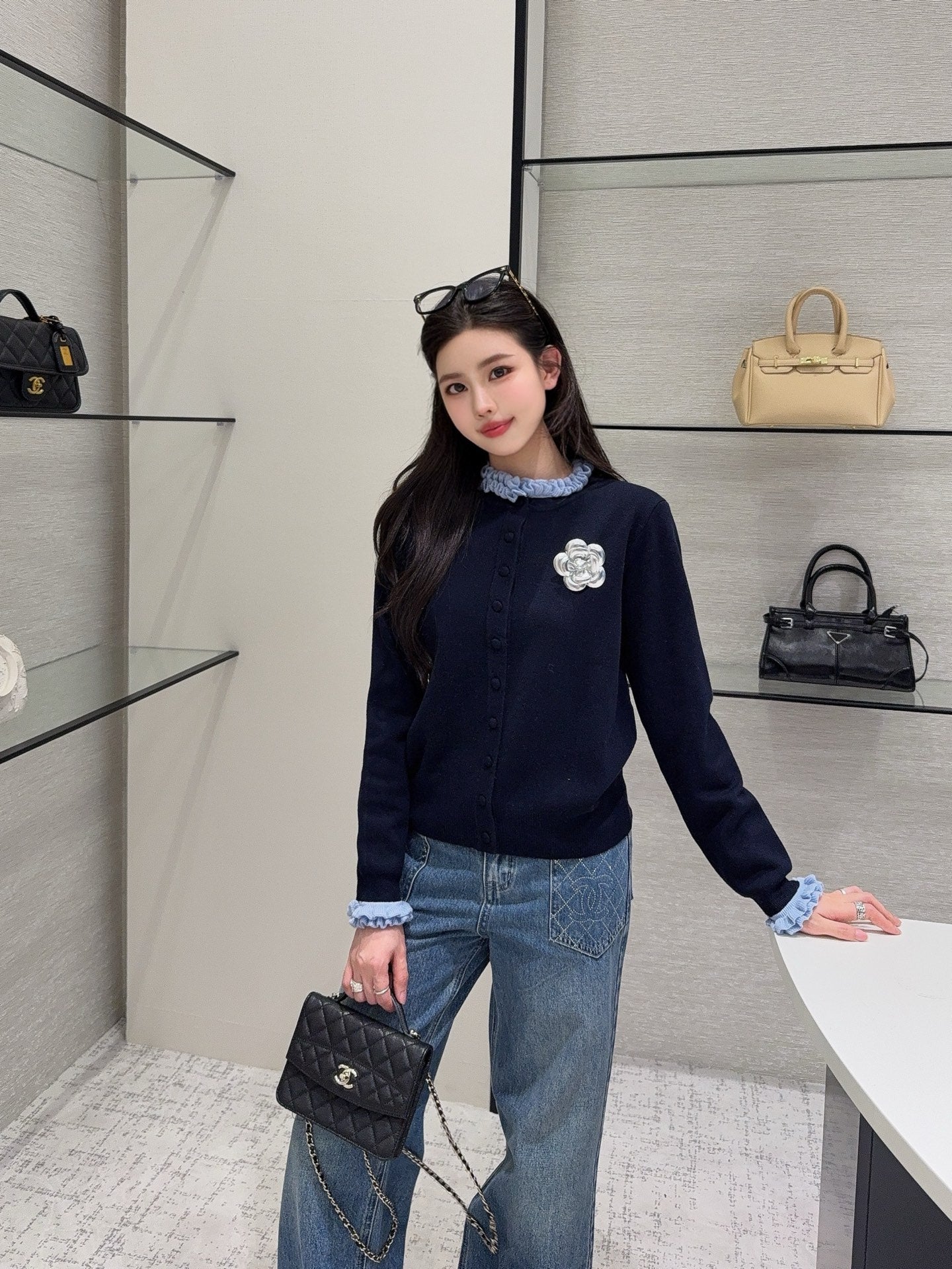 Chan 25fw knit cardigan