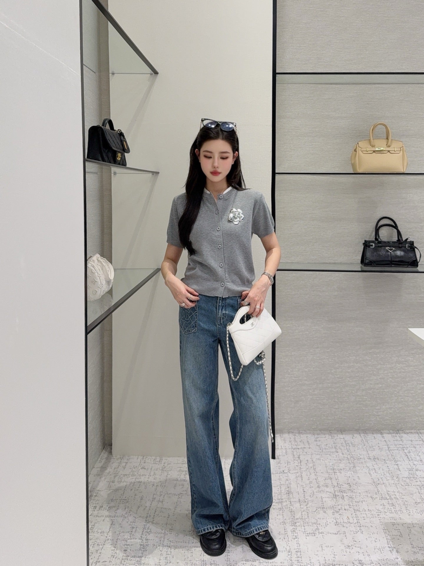 Chan 25fw knit cardigan