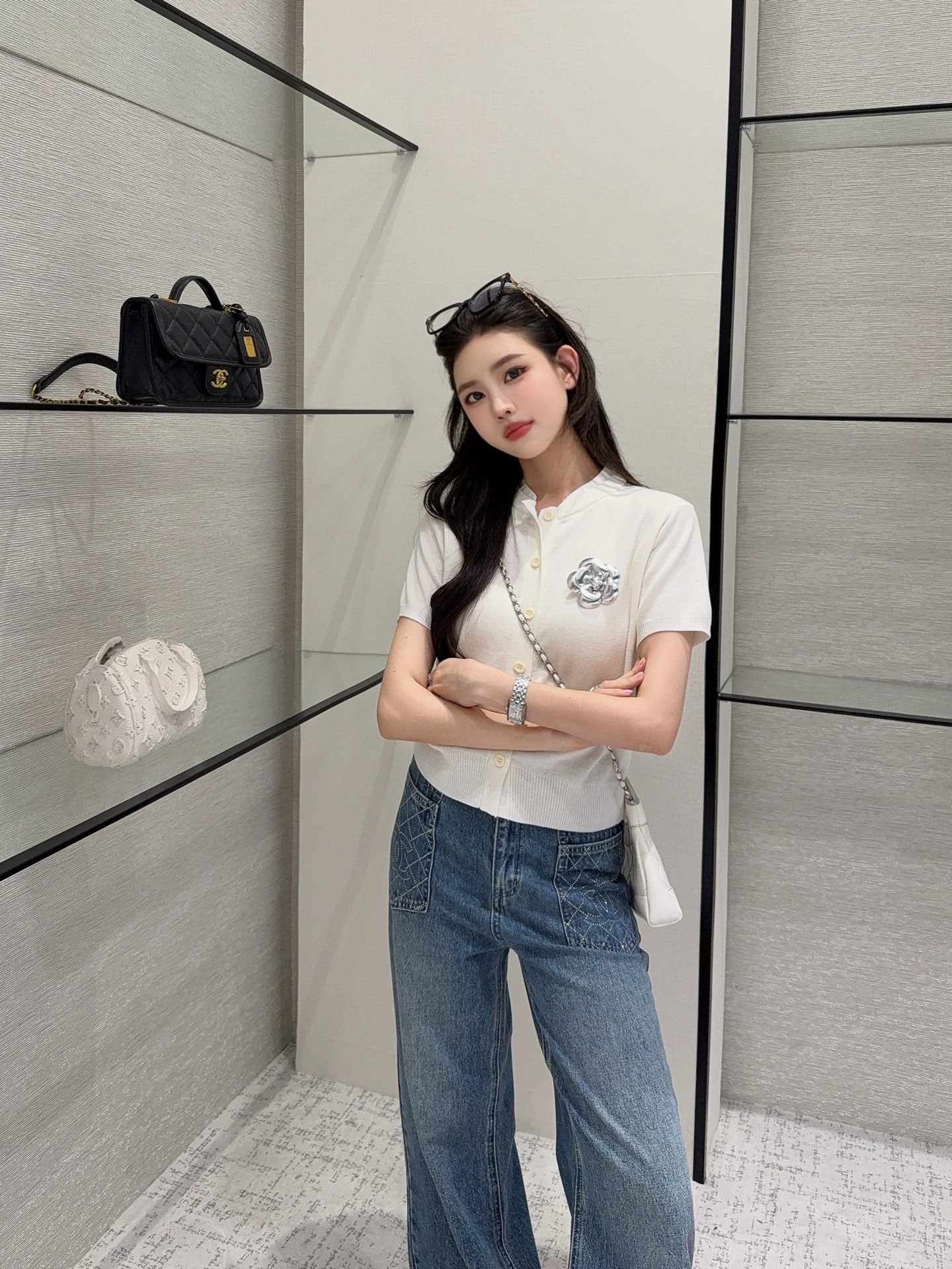 Chan 25fw knit cardigan