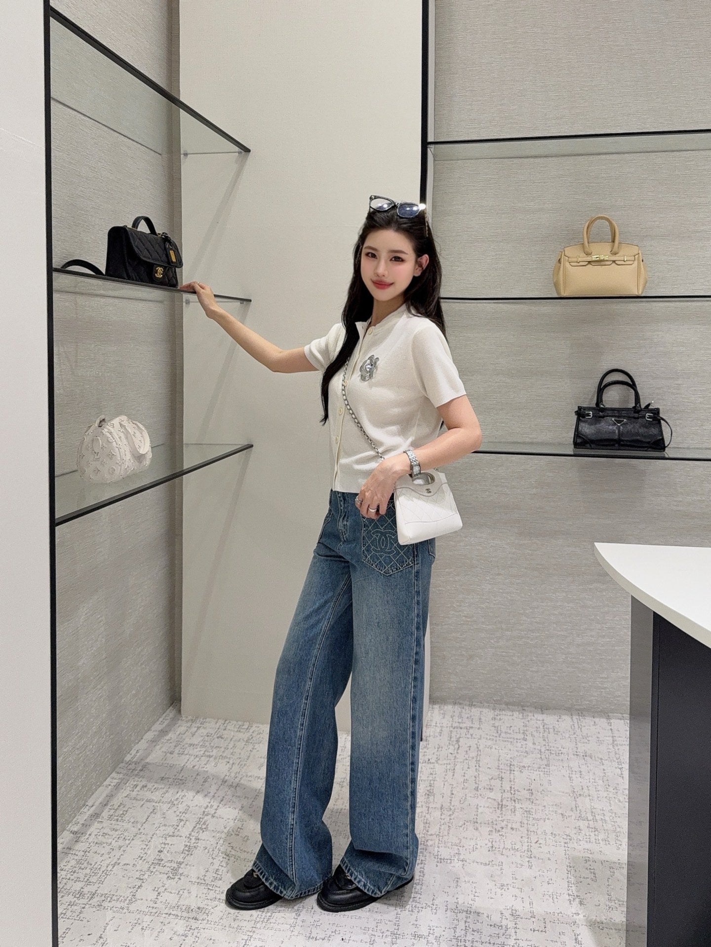 Chan 25fw knit cardigan
