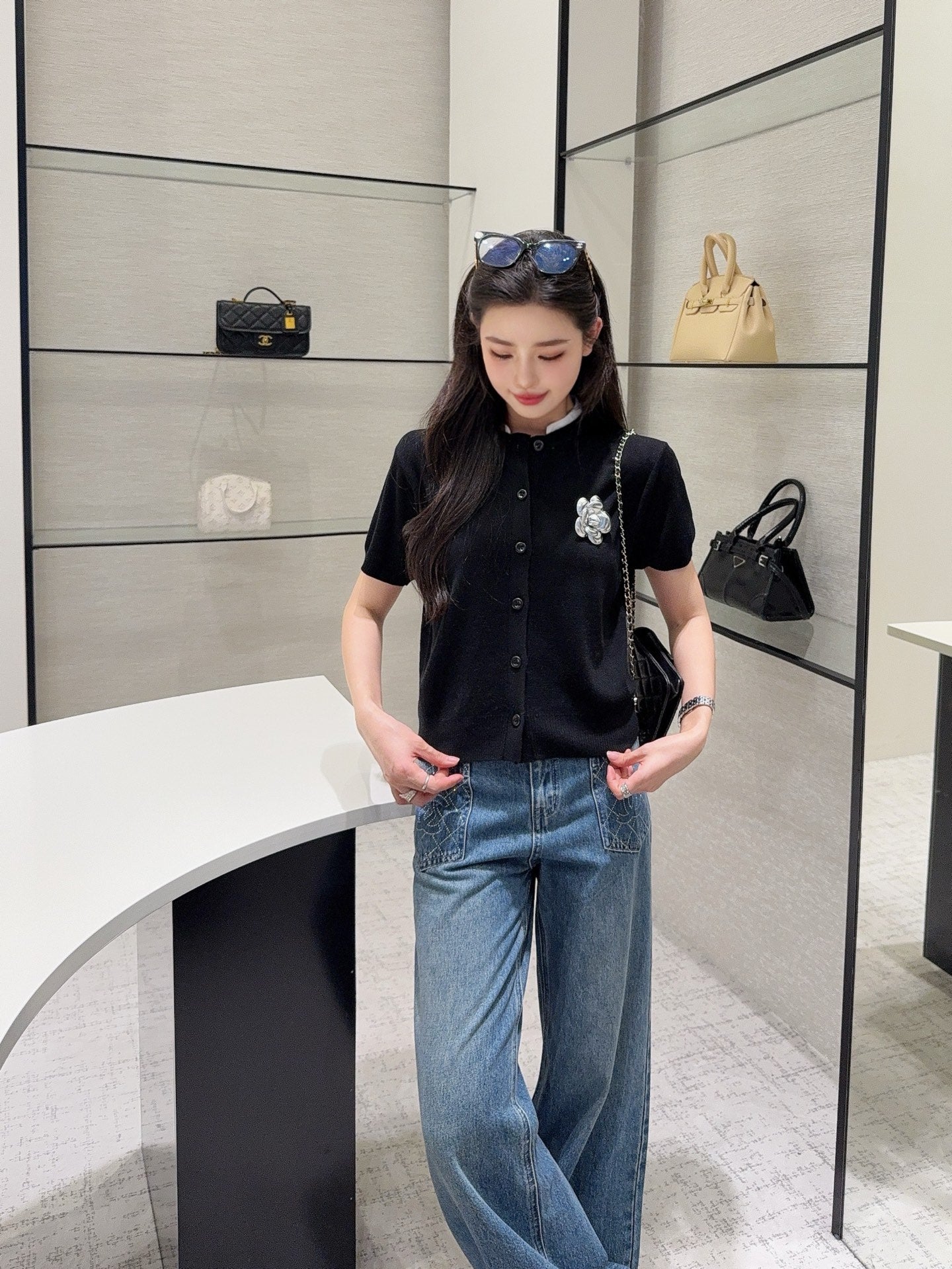 Chan 25fw knit cardigan