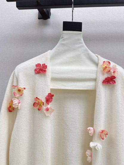 Chan 25fw knit vest cardigan set