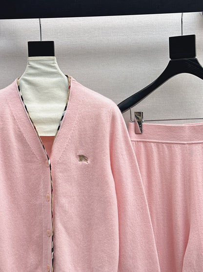 Bur 25fw knit suit