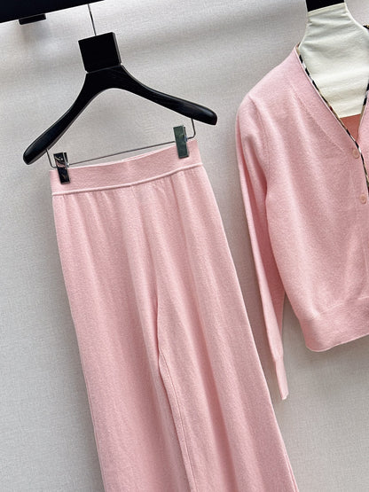 Bur 25fw knit suit