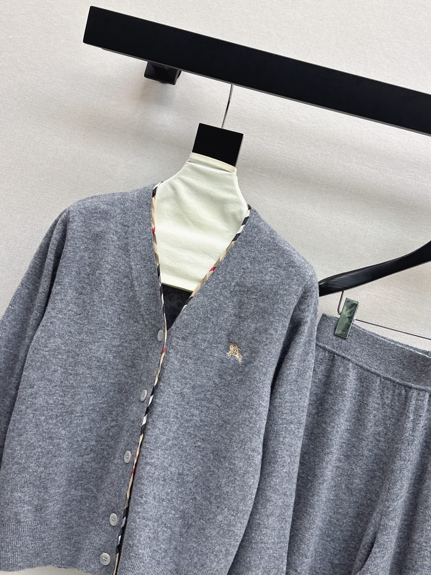 Bur 25fw knit suit