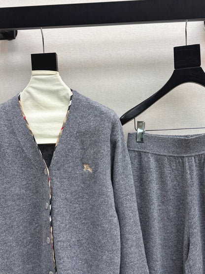 Bur 25fw knit suit