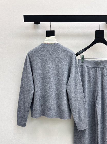Bur 25fw knit suit