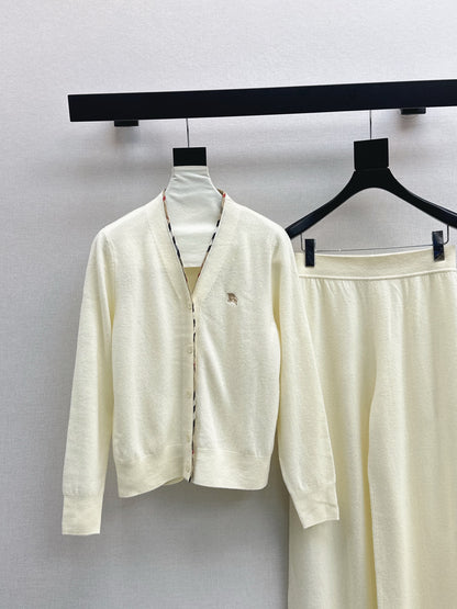 Bur 25fw knit suit