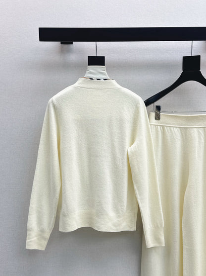Bur 25fw knit suit