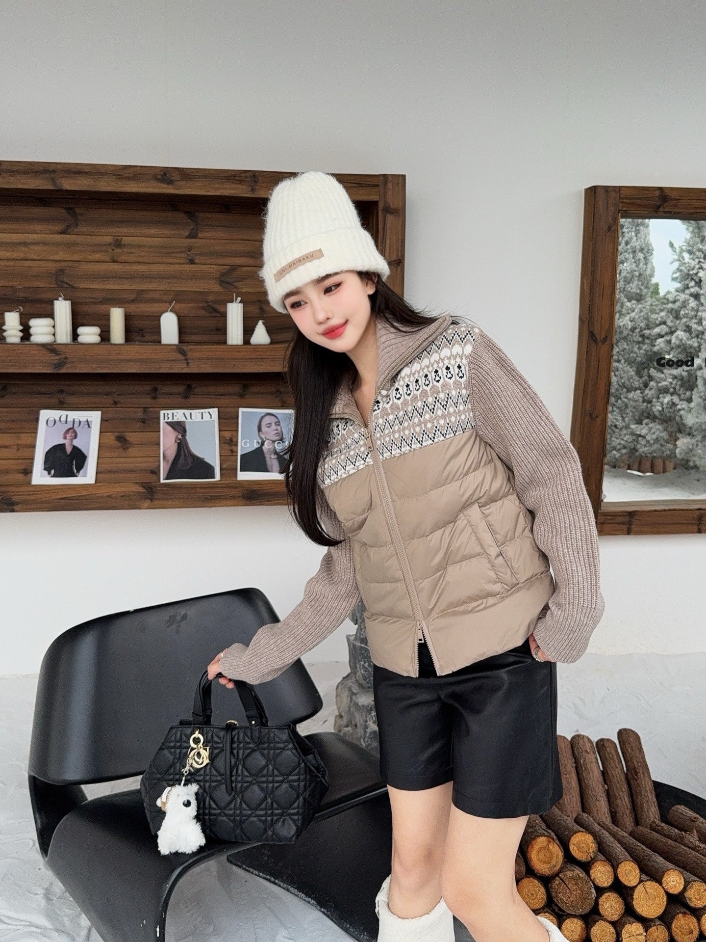 Loro 25fw wool down jacket