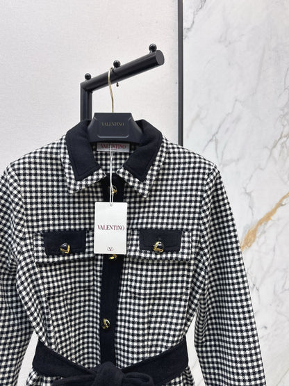 Valen 25fw plaid jacket
