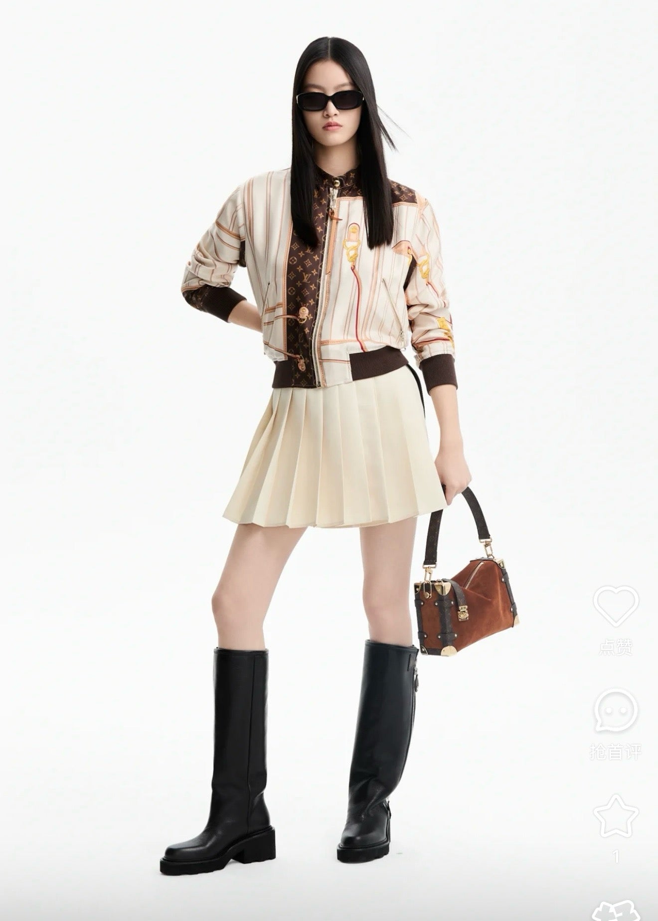 Loui 25fw pleated skirt