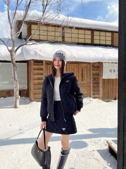 Prad 25fw short skirt
