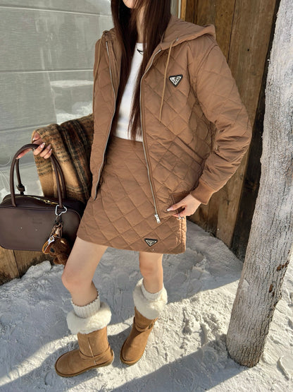 Prad 25fw short skirt