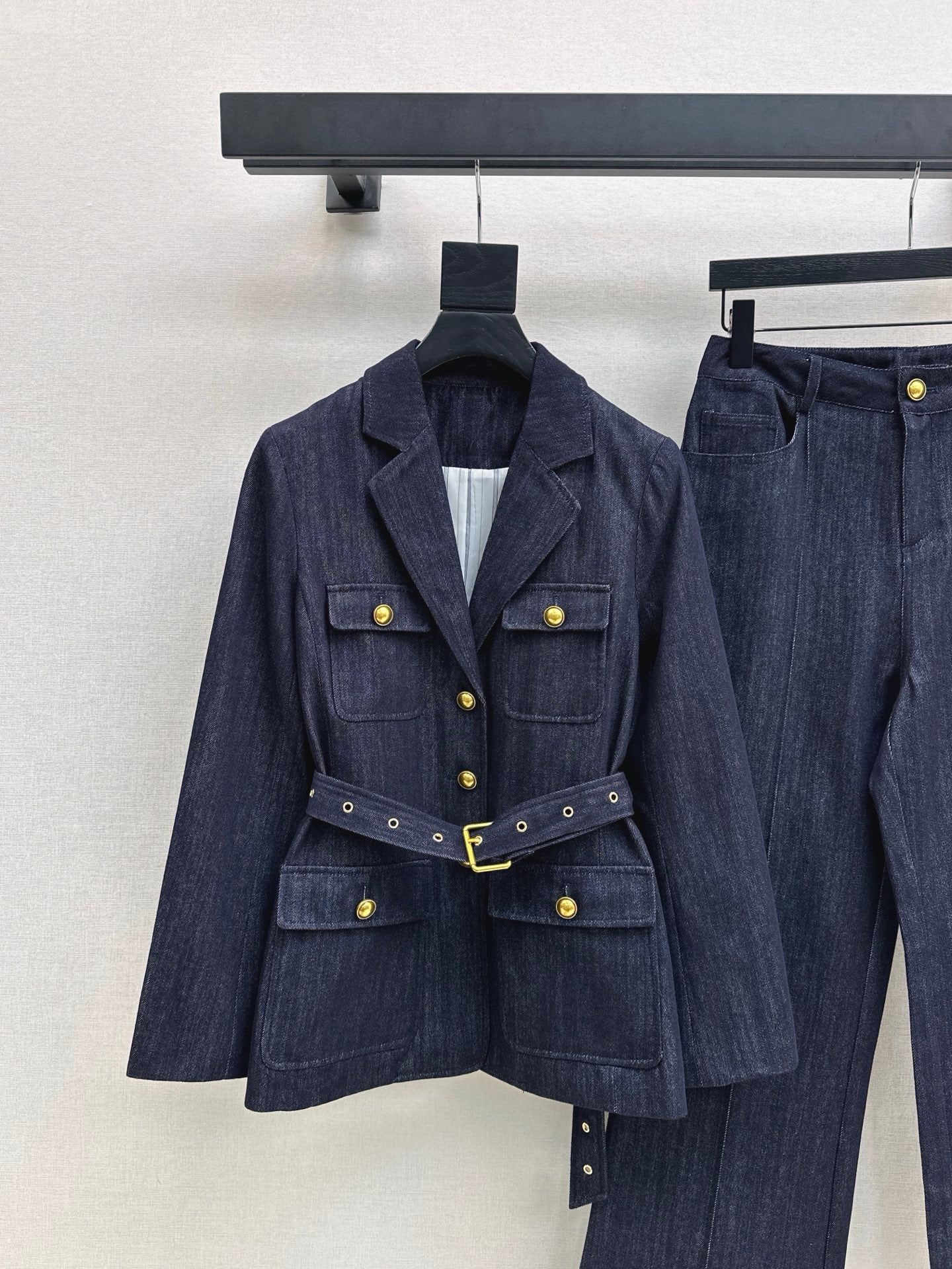 Loro 25fw denim suit