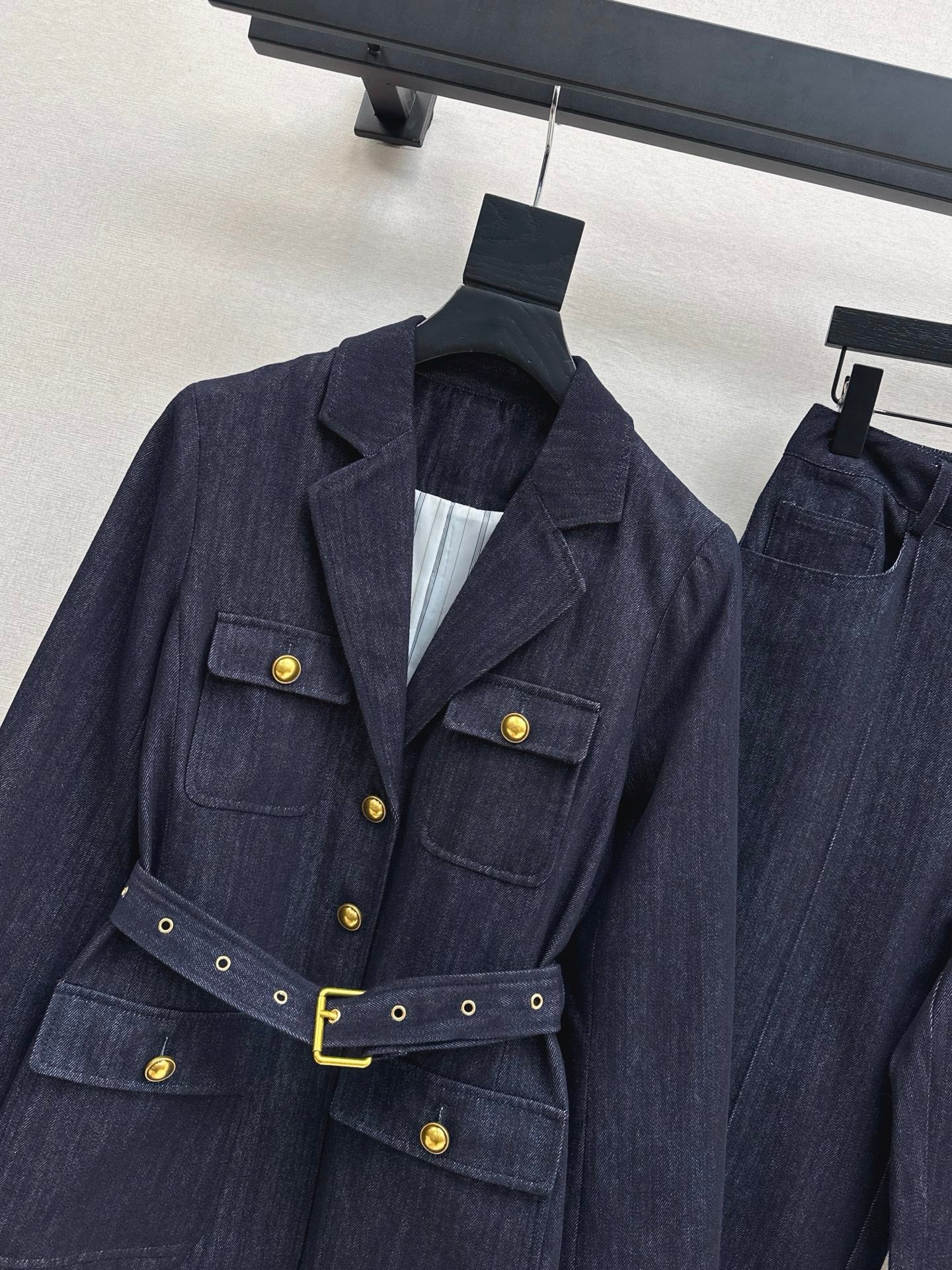 Loro 25fw denim suit