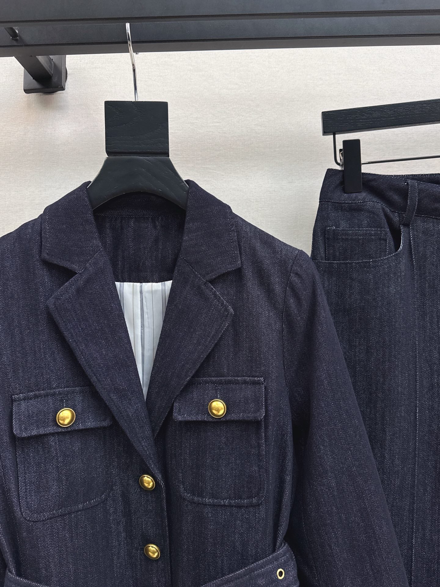 Loro 25fw denim suit