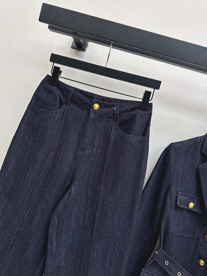 Loro 25fw denim suit