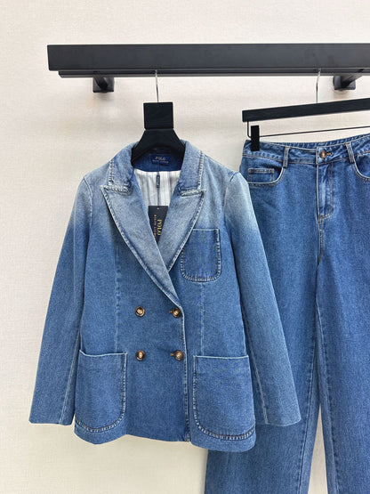 Ralp 25fw denim suit