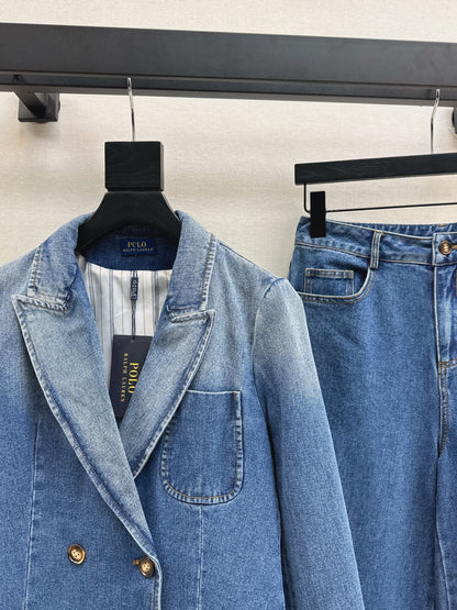 Ralp 25fw denim suit
