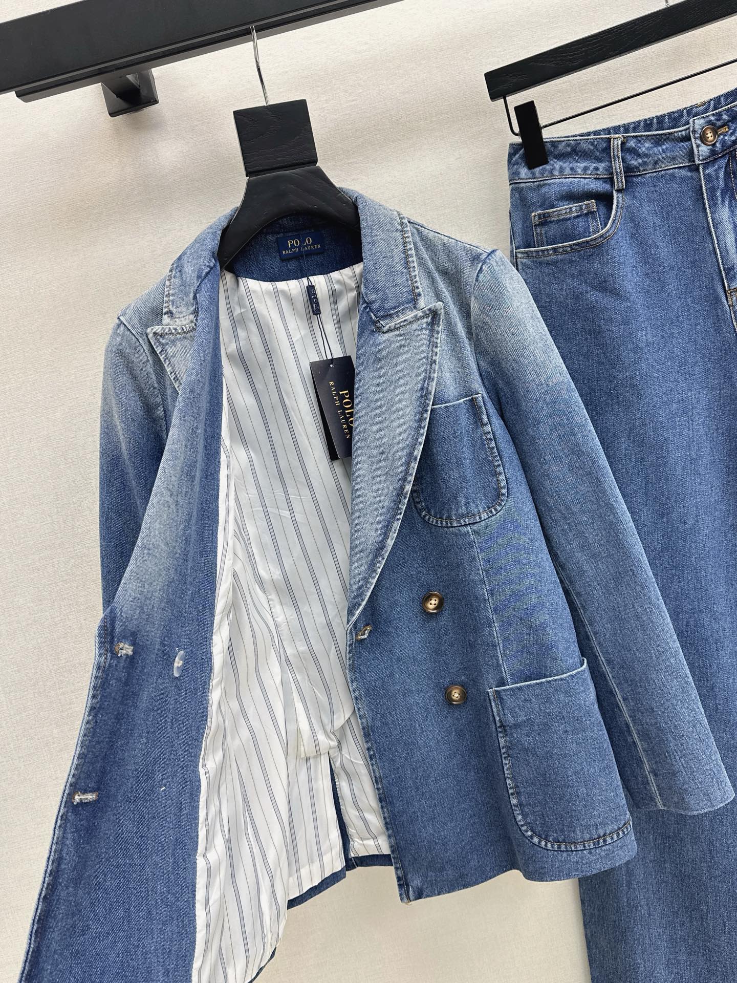 Ralp 25fw denim suit