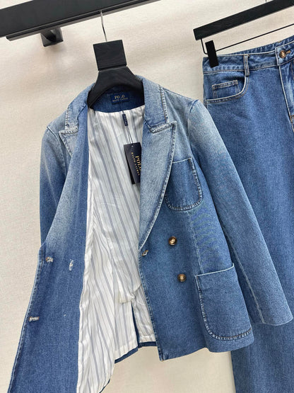 Ralp 25fw denim suit