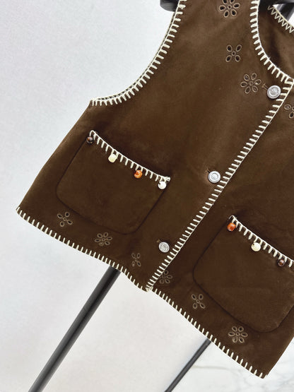 Chlo 25fw retro vest