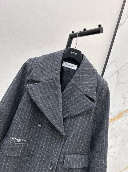 CD 25fw stripe blazer