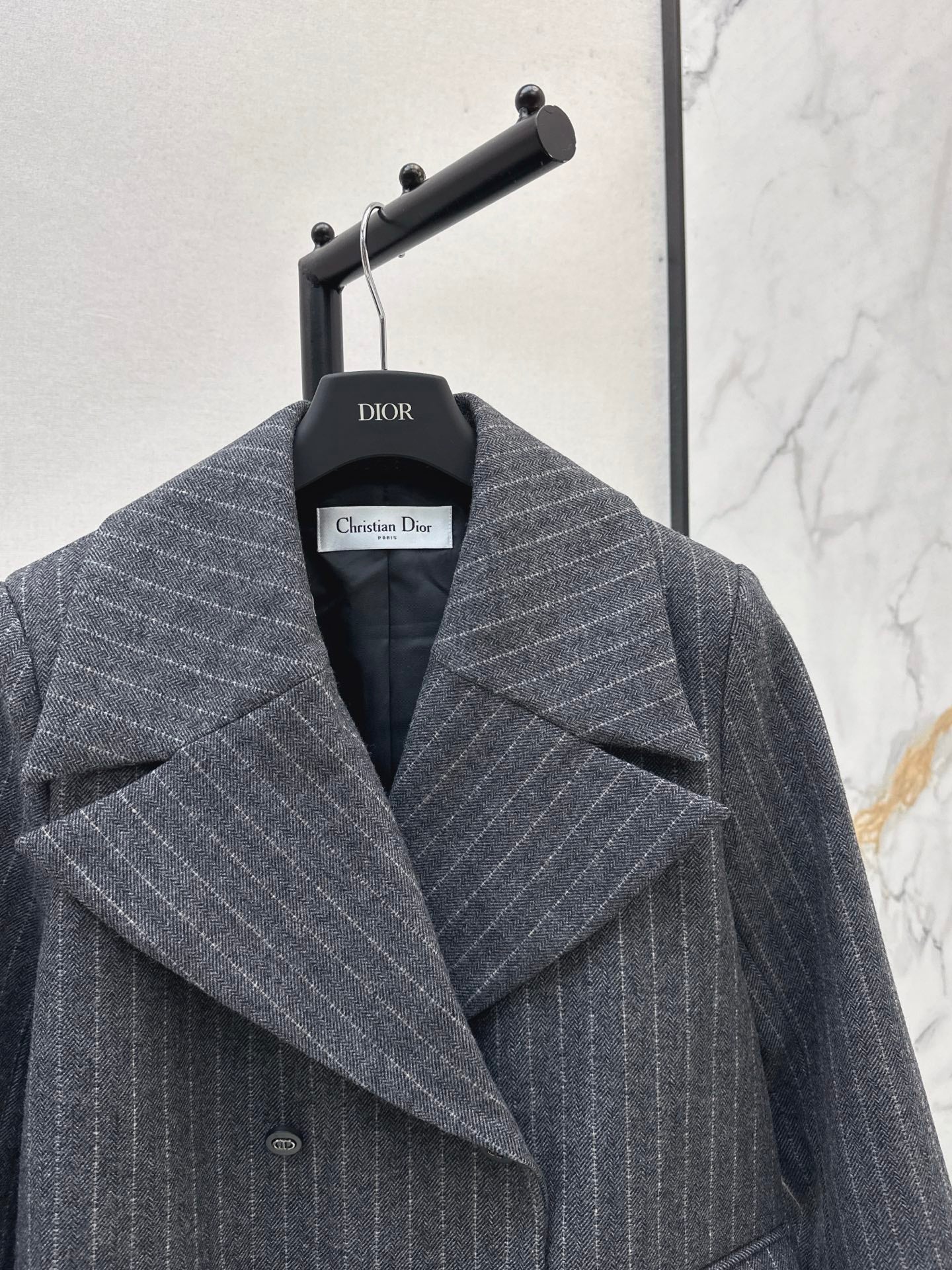 CD 25fw stripe blazer