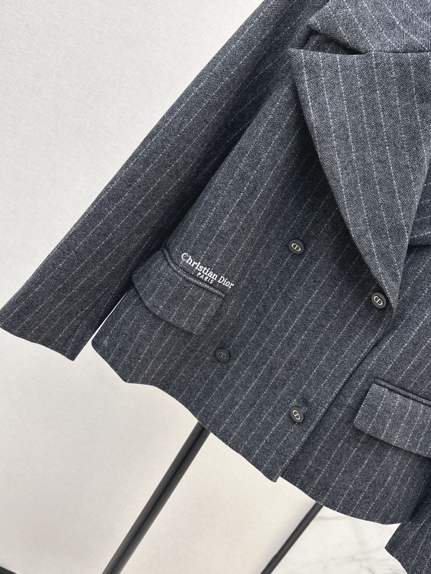 CD 25fw stripe blazer