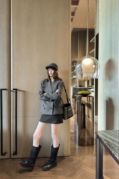 CD 25fw stripe blazer