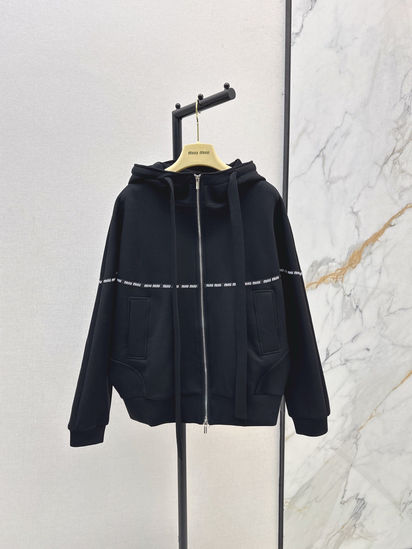 Miu 25fw hooded jacket