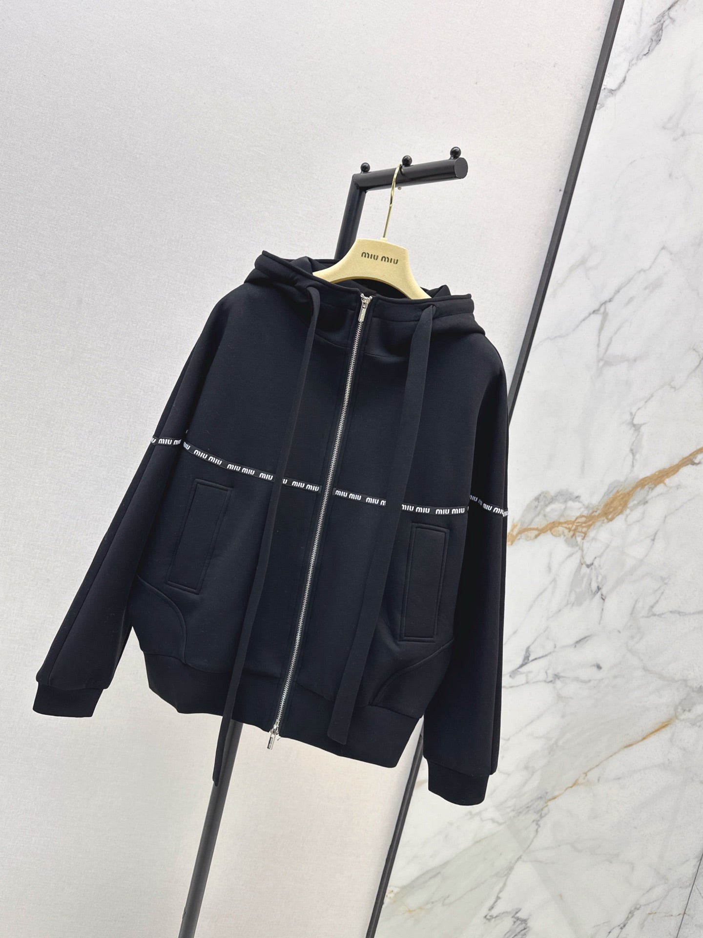 Miu 25fw hooded jacket