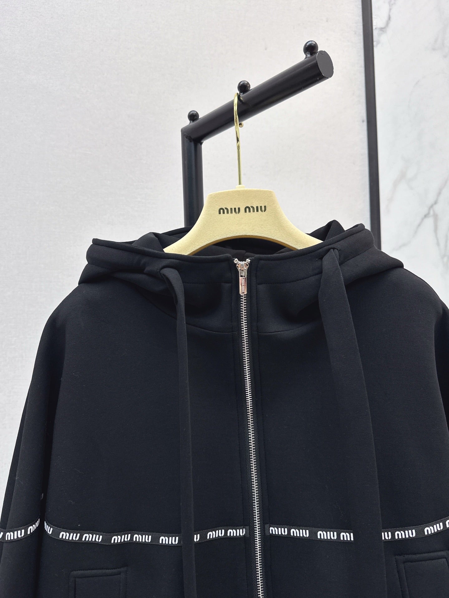 Miu 25fw hooded jacket