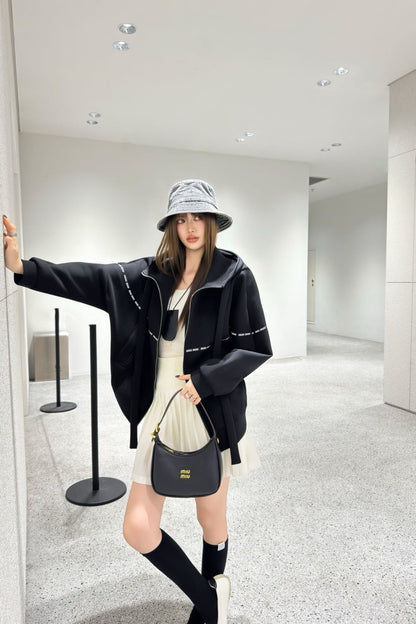 Miu 25fw hooded jacket