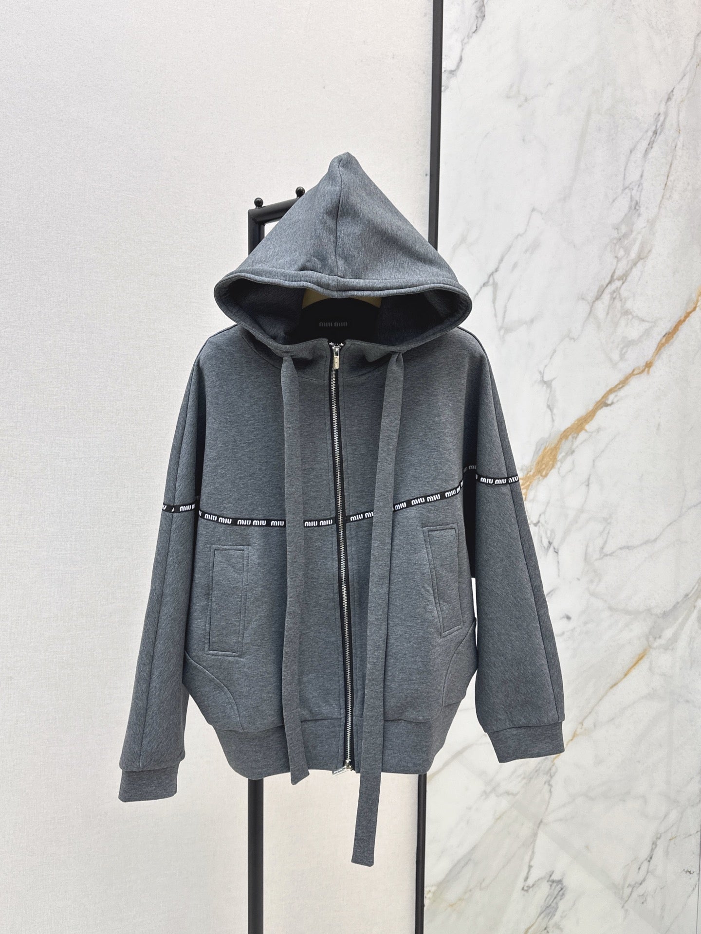 Miu 25fw hooded jacket