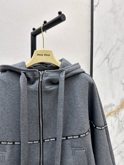 Miu 25fw hooded jacket