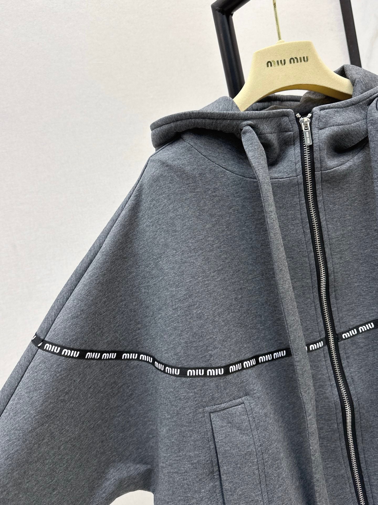 Miu 25fw hooded jacket