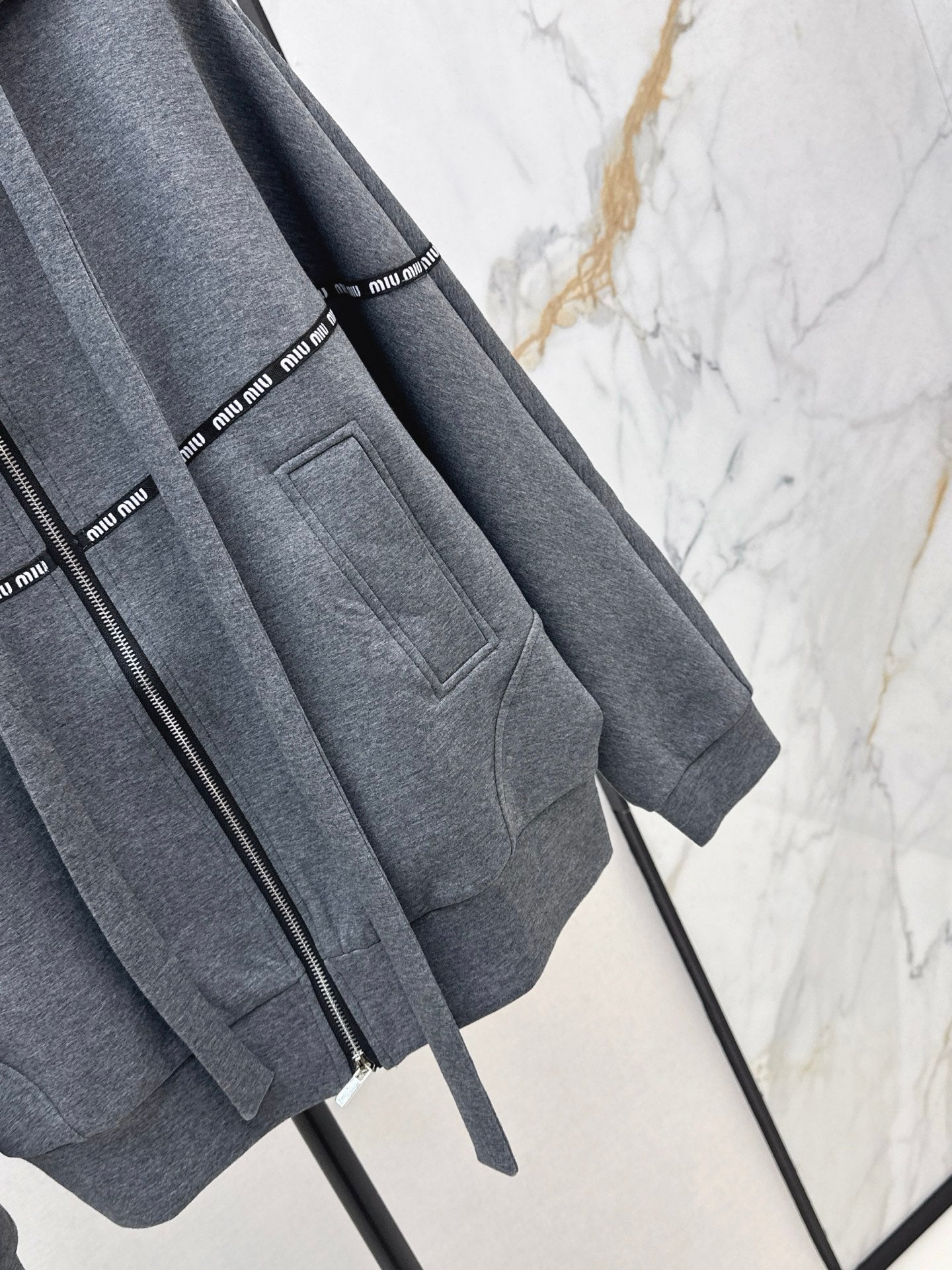 Miu 25fw hooded jacket
