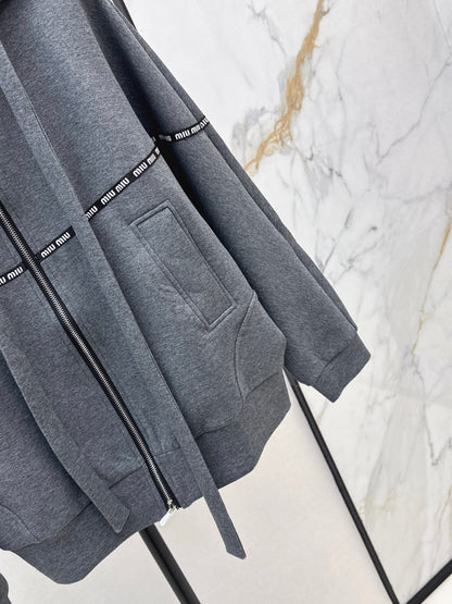 Miu 25fw hooded jacket