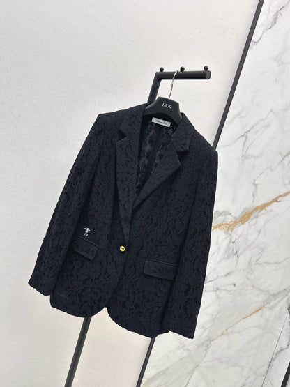 CD 25fw lace blazer