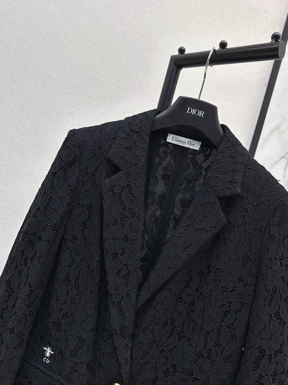 CD 25fw lace blazer