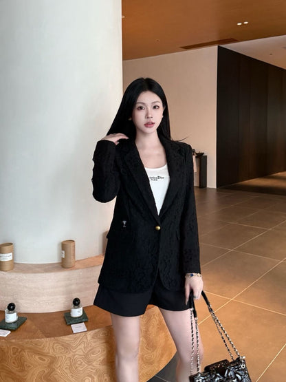 CD 25fw lace blazer
