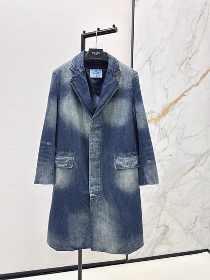 Prad 25fw denim blazer