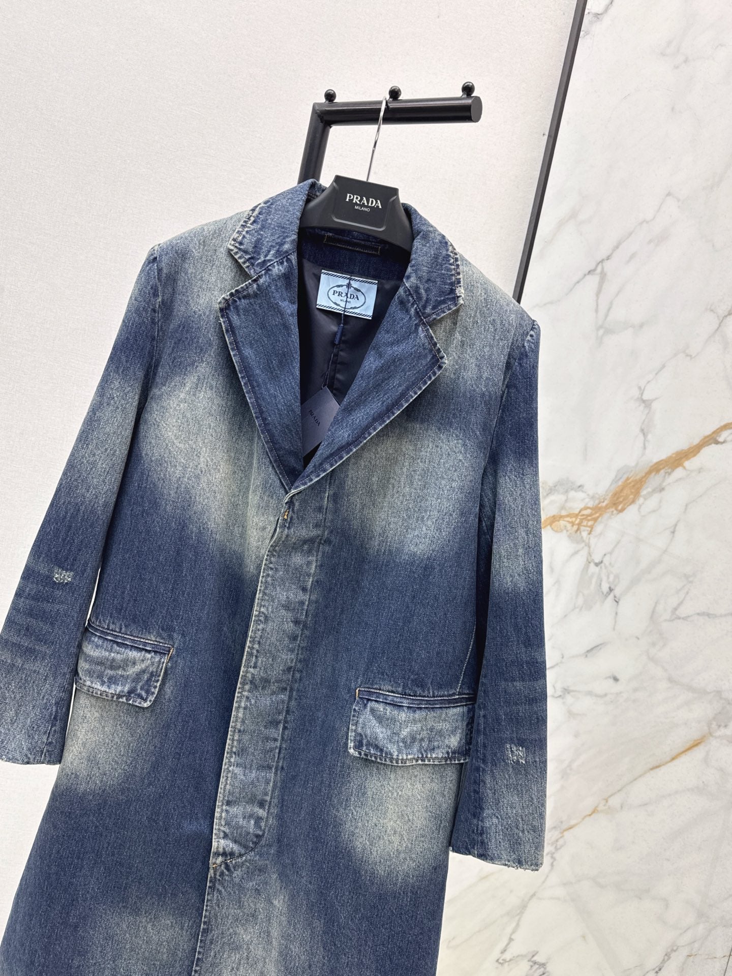 Prad 25fw denim blazer
