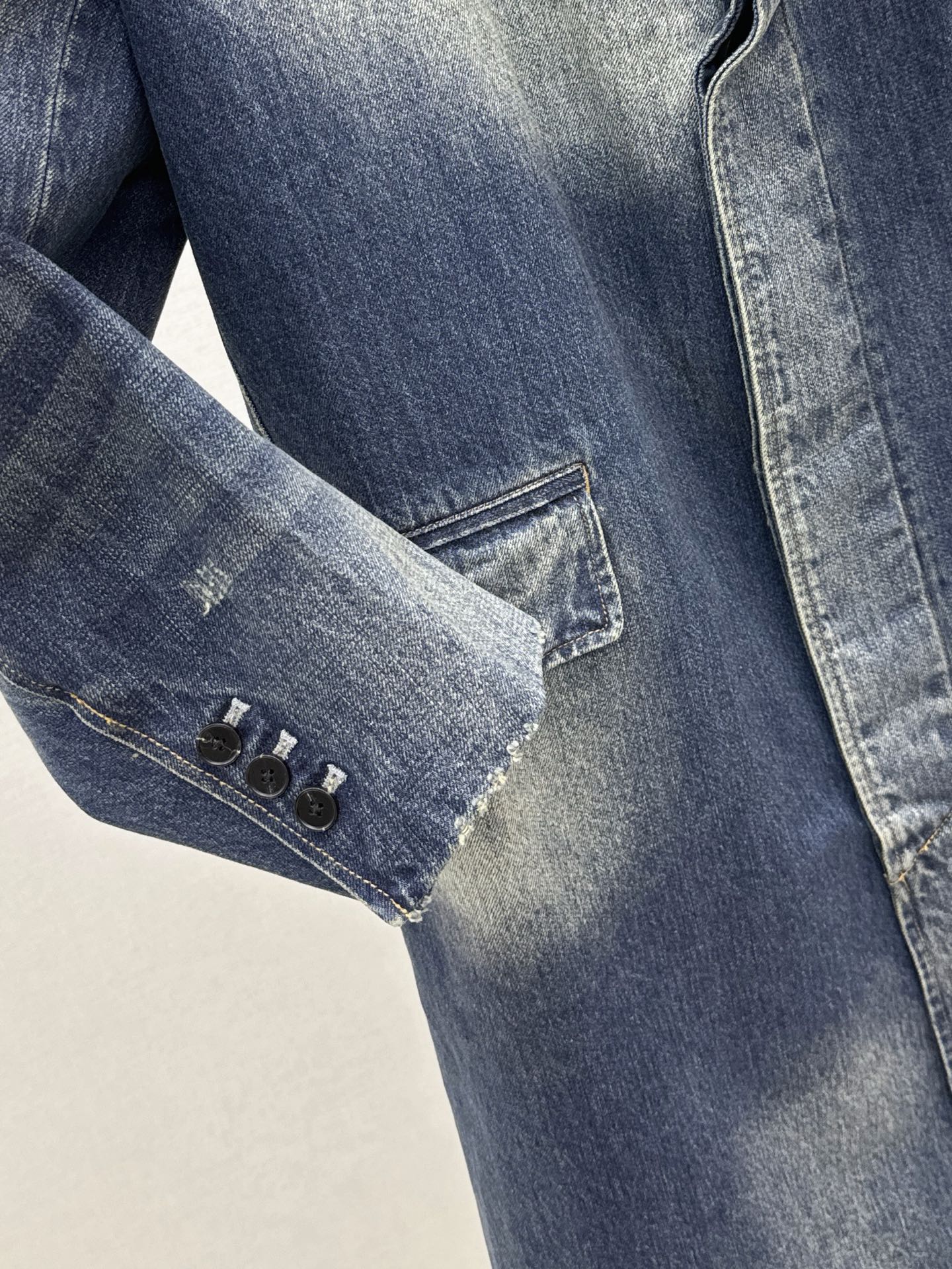 Prad 25fw denim blazer