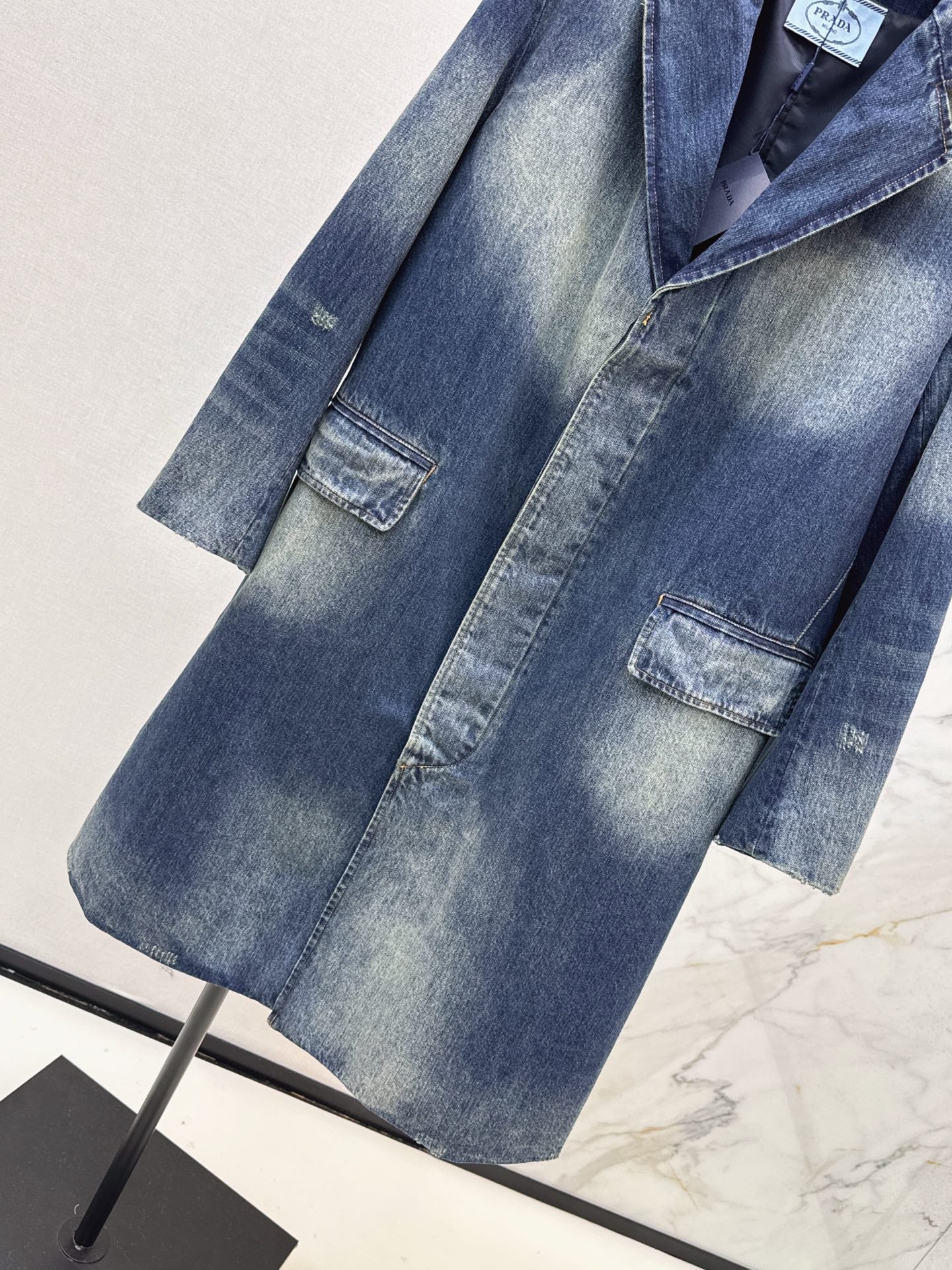 Prad 25fw denim blazer