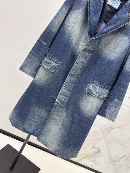 Prad 25fw denim blazer