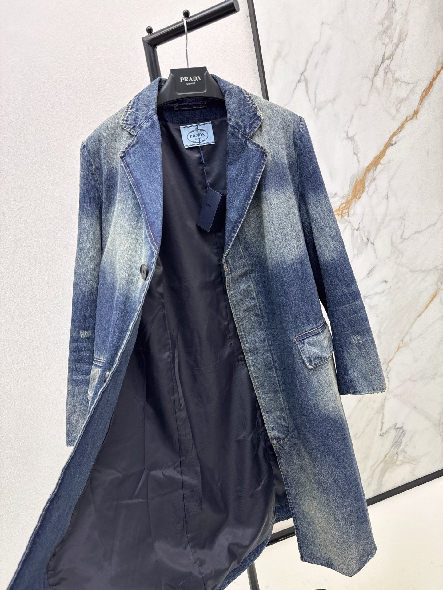 Prad 25fw denim blazer